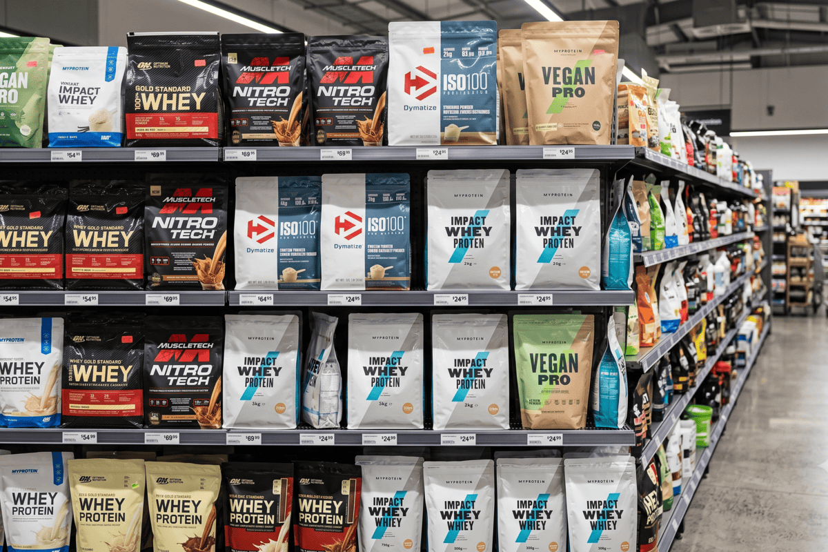 protein powder pouch packaging