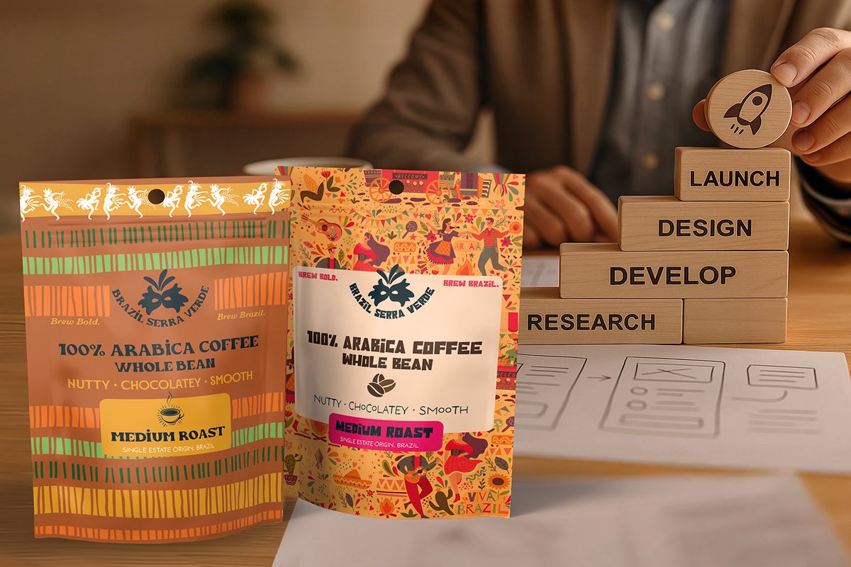 test different packaging designs